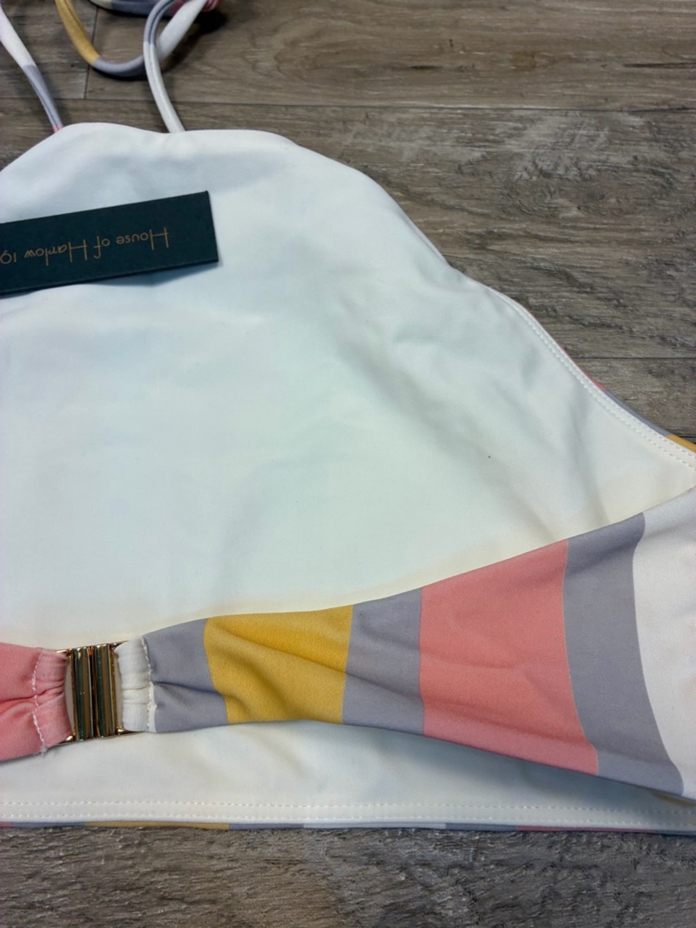 House of Harlow 1960 x Revolve Saros Stripe Swim Top - Picture 9 of 10